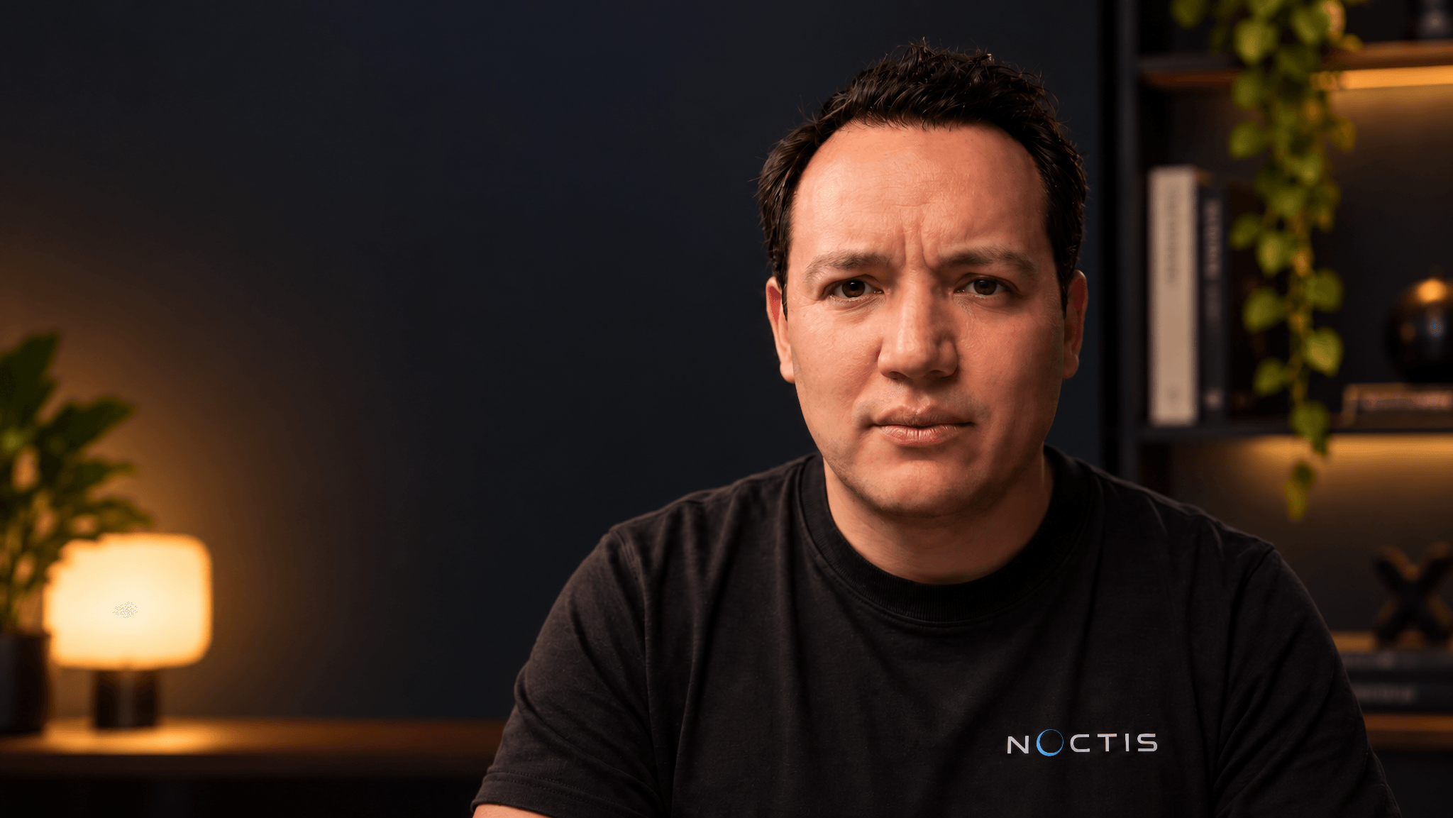 Yon, founder of Noctis, in his studio