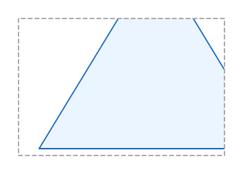 Result of example 57: Graphics groups, transformations and clipping.